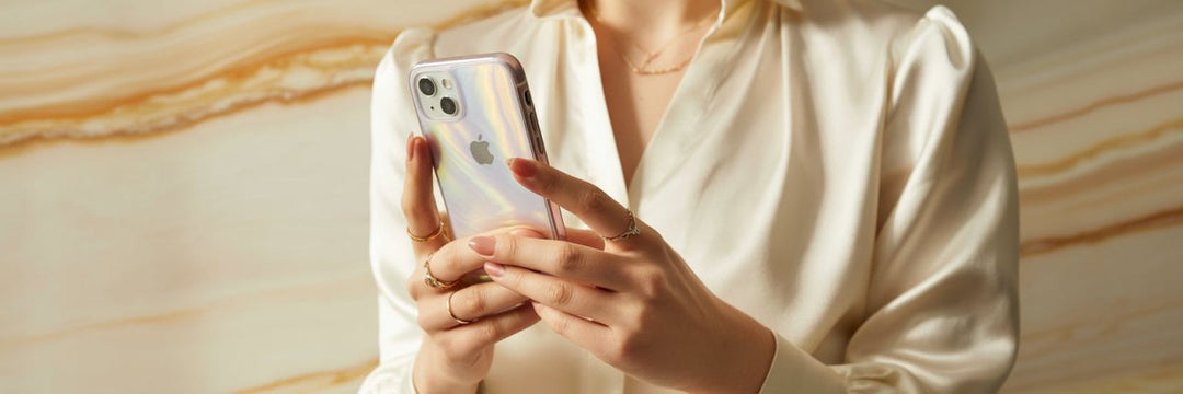 A Chic Mother of Pearl iPhone Case - COCOMII
