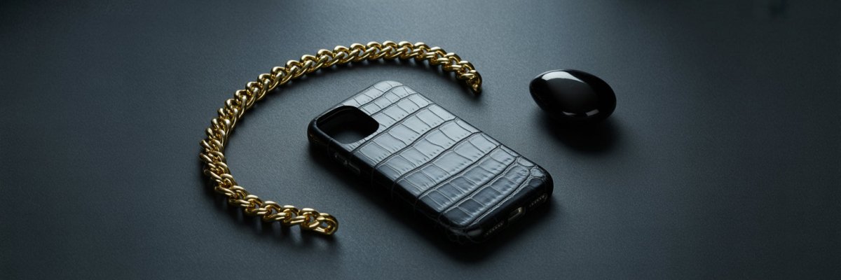 Defining Modern Power Dressing with Black Croc and Gold - COCOMII