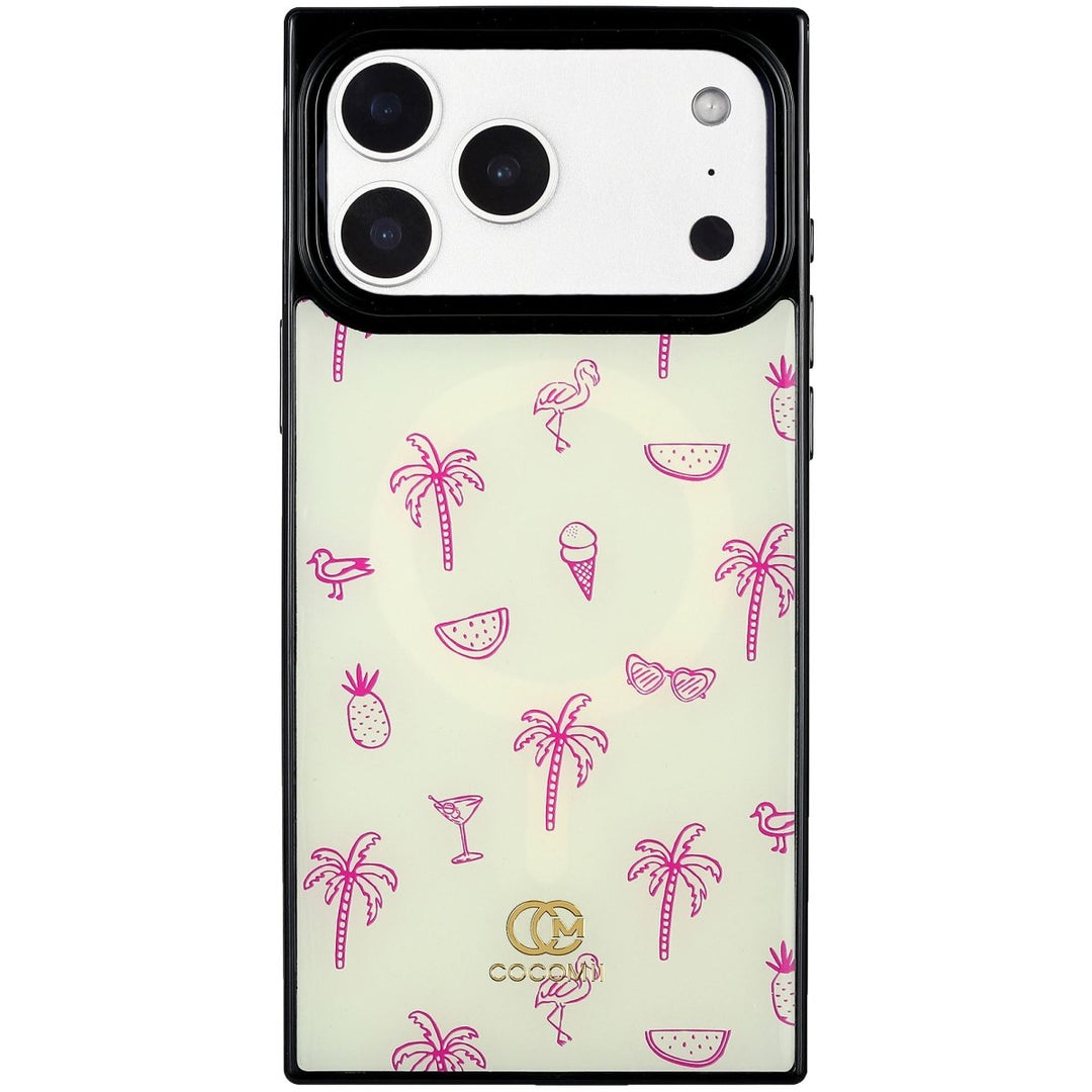 COCOMII coastal MagSafe iPhone case - boxy flat-edge shell with right-angle corners
