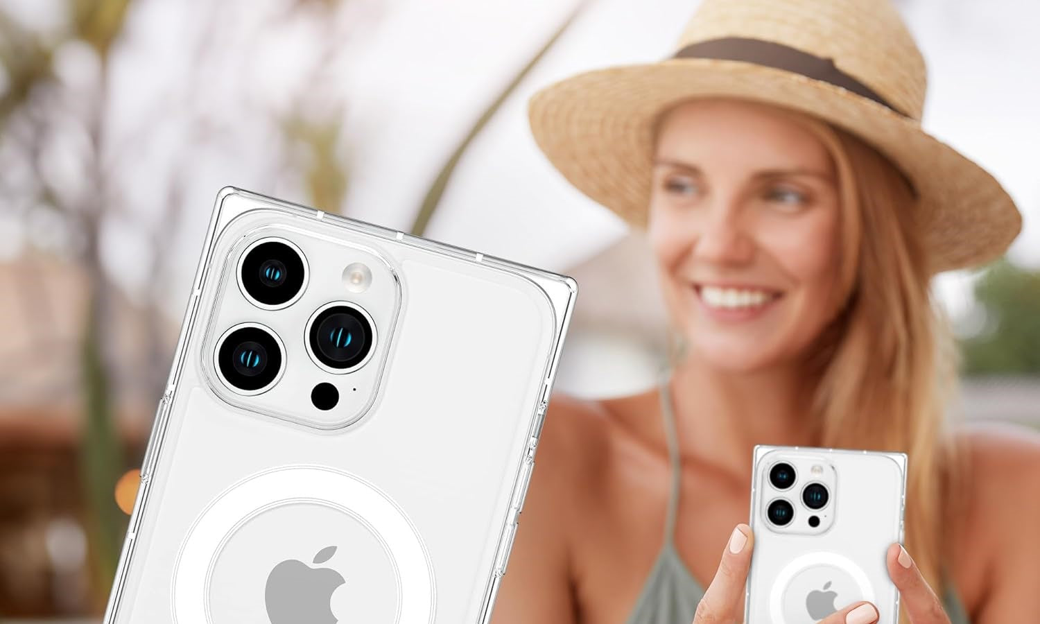 Clear Rectangle iPhone Case