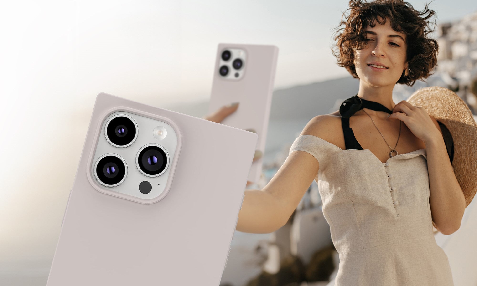 Solid Color Rectangle iPhone Case