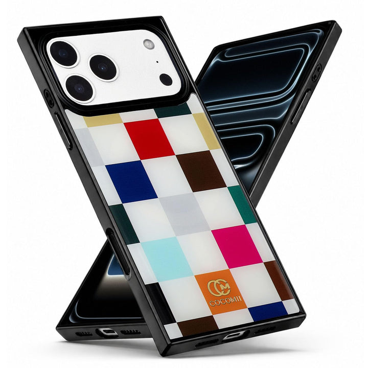 COCOMII checkered MagSafe iPhone case in Le Carré de Luxe for iPhone 18 Pro Max, iPhone 18 Pro, iPhone 17 Pro Max and iPhone 17 Pro