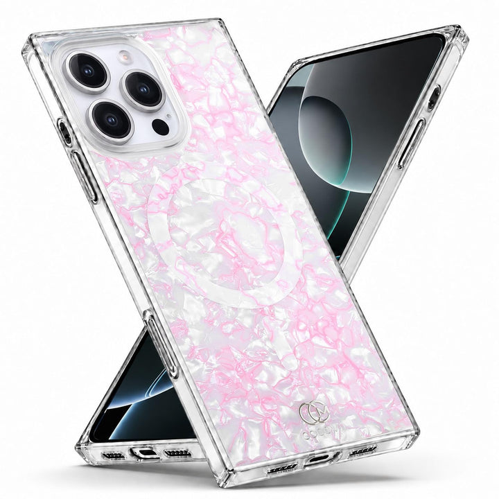 COCOMII opal-effect MagSafe iPhone case in Hot Pink, iPhone 16 Pro Max listing photo