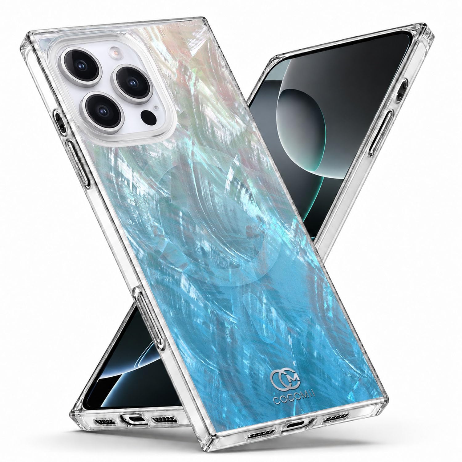 Mother of Pearl Phone Case, Real Shell, MagSafe | COCOMII
