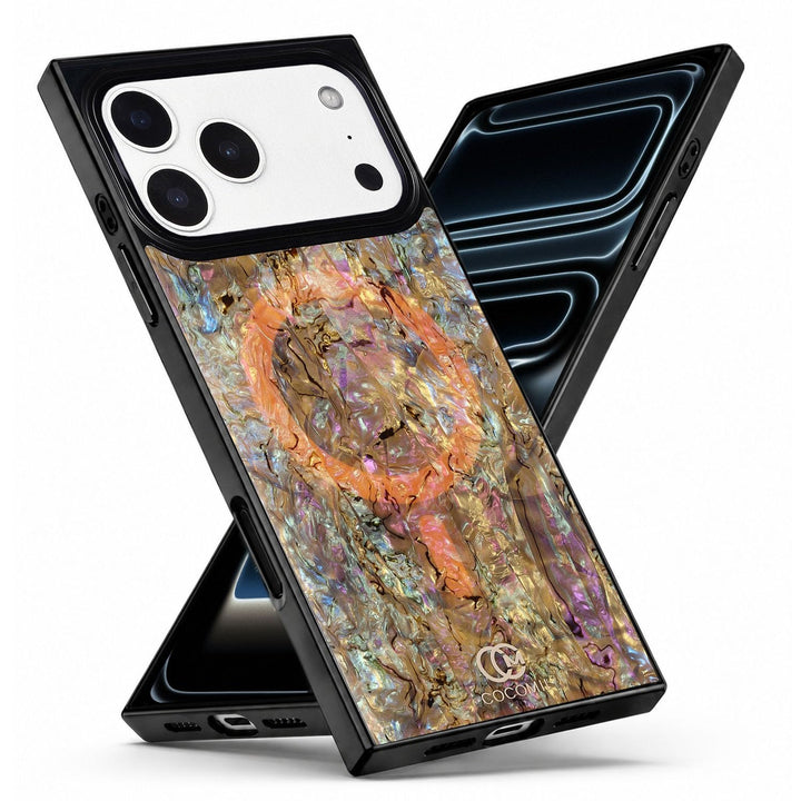 COCOMII abalone-effect MagSafe iPhone case in Eclipse for iPhone 18 Pro Max, iPhone 18 Pro, iPhone 17 Pro Max and iPhone 17 Pro