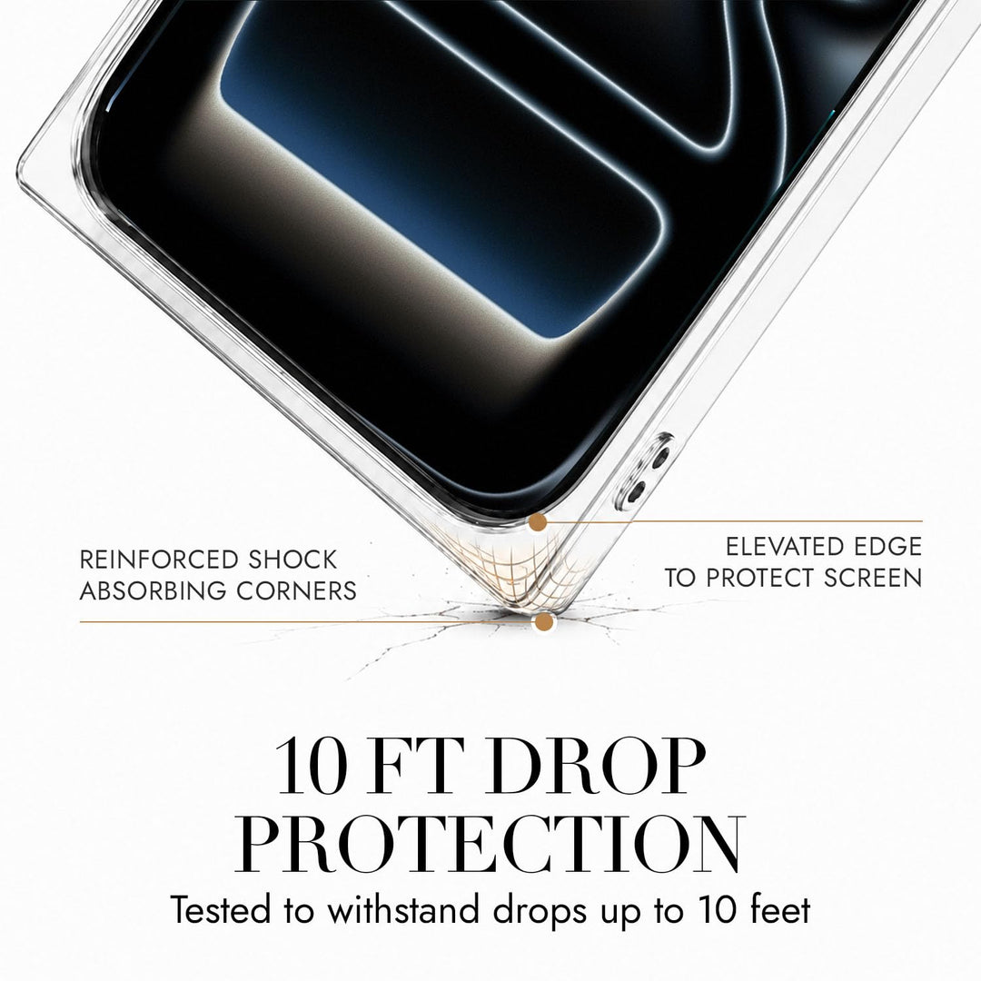 COCOMII opal-effect MagSafe iPhone case in Pearlescent - reinforced corners and a raised screen edge, drop tested to 10 feet