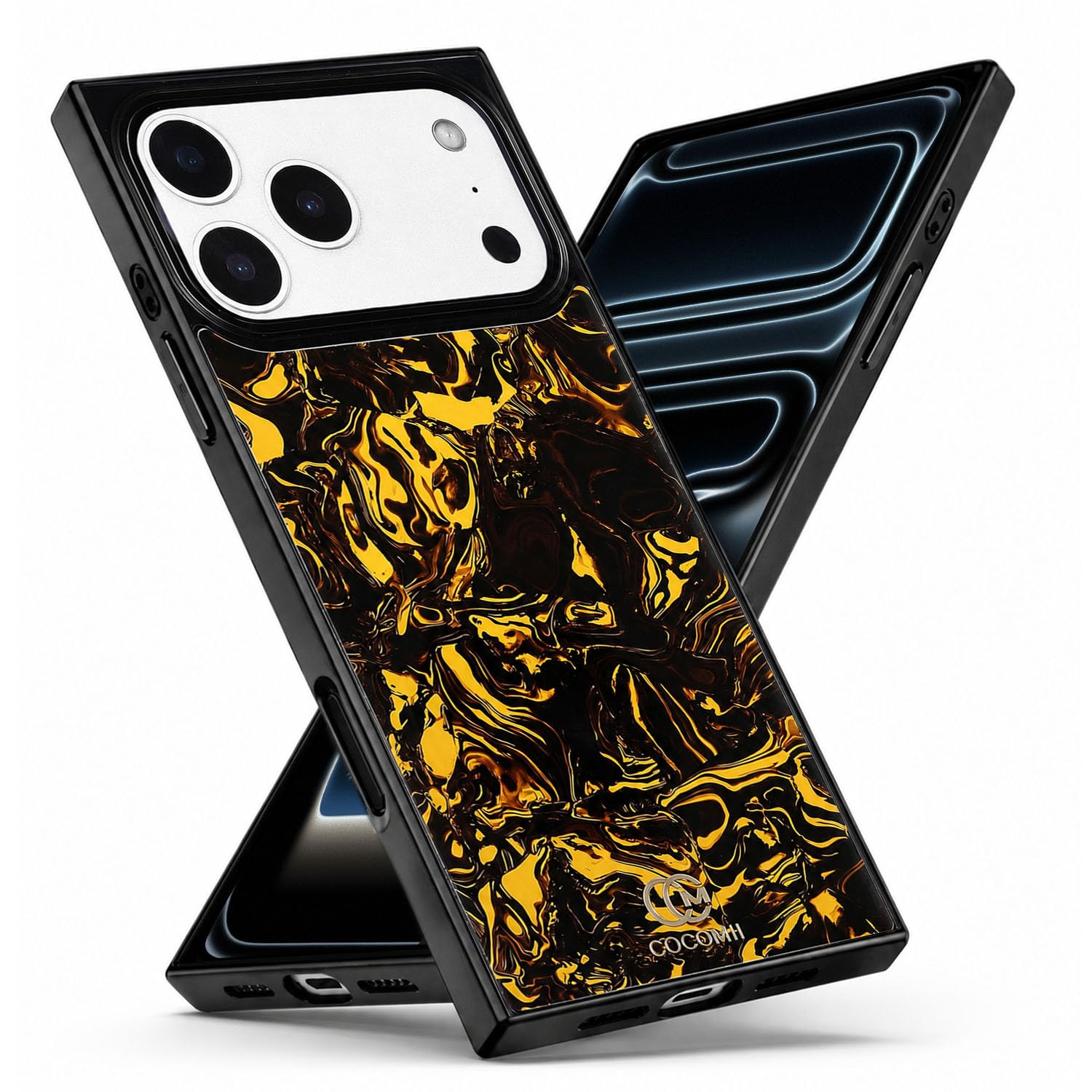 Marble Rectangle iPhone Case, MagSafe | COCOMII