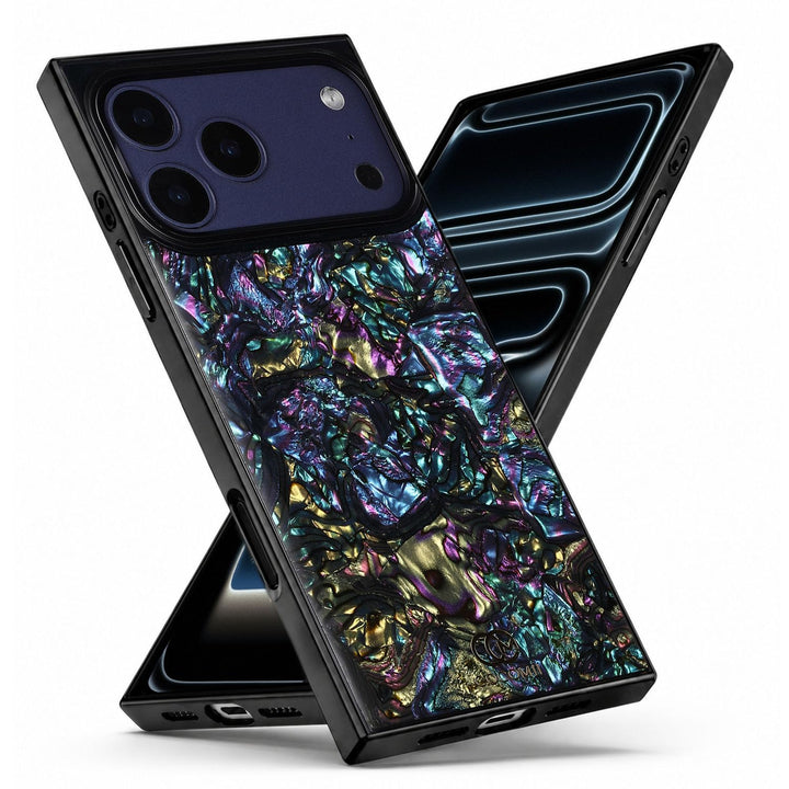 COCOMII abalone-effect MagSafe iPhone case in Nebula for iPhone 18 Pro Max, iPhone 18 Pro, iPhone 17 Pro Max and iPhone 17 Pro