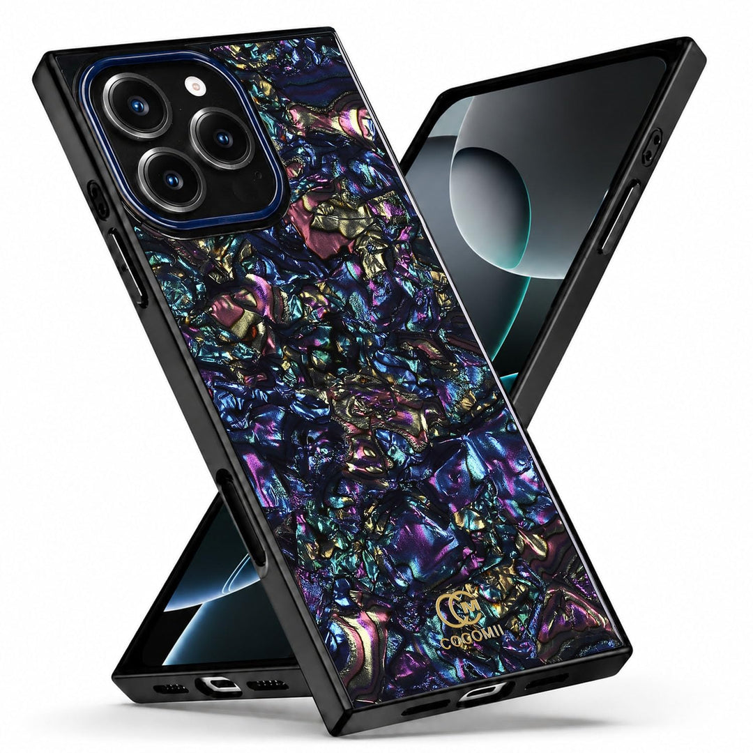 COCOMII abalone-effect MagSafe iPhone case in Nebula, iPhone 16 Pro Max listing photo