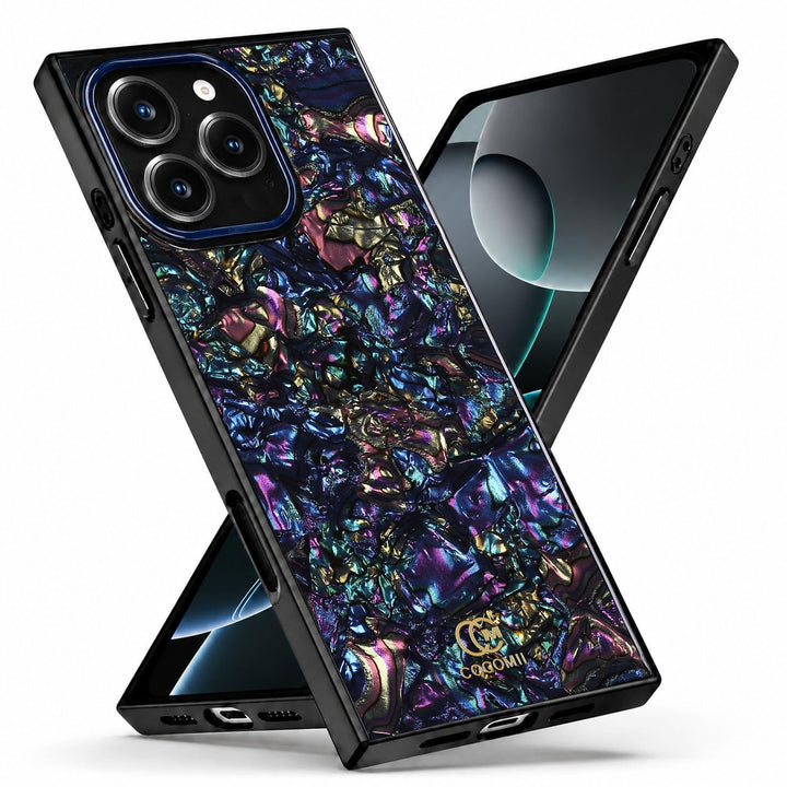COCOMII abalone-effect MagSafe iPhone case in Nebula, iPhone 16 Pro Max listing photo