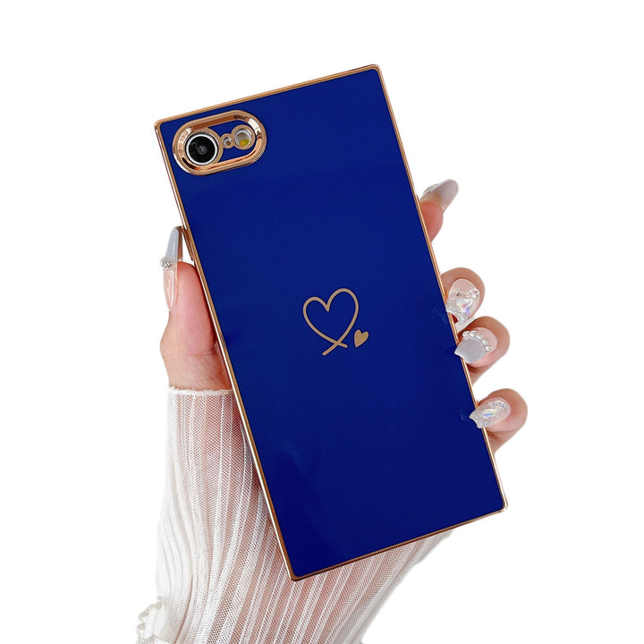 Plated Love Square iPhone Case - COCOMII
