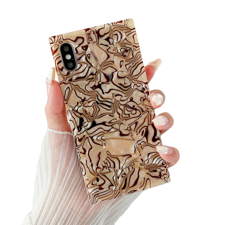 Pearl Crystal Square iPhone Case