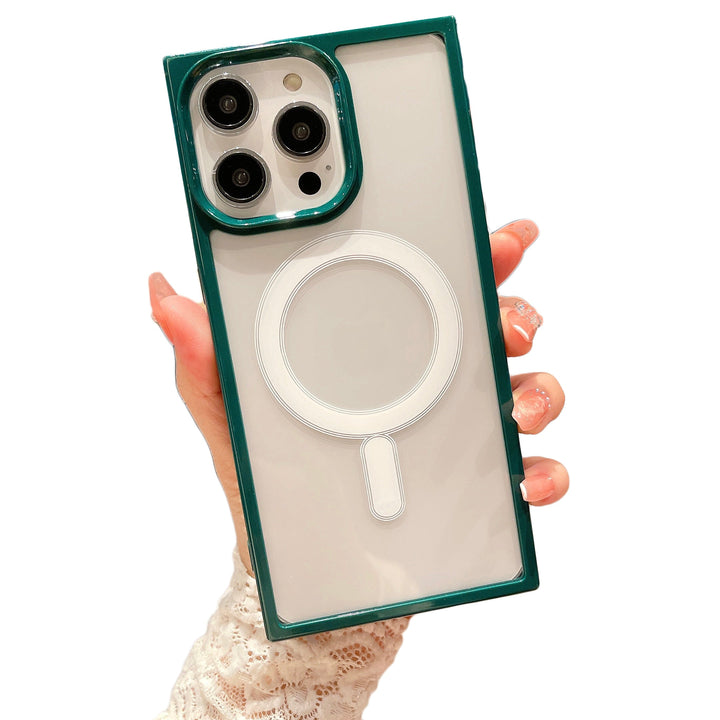 Clear Outline Square iPhone Case (MagSafe) - COCOMII