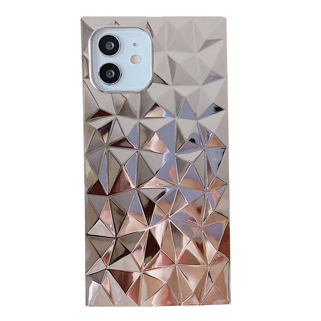 Diamond Mirror Square iPhone Case - COCOMII