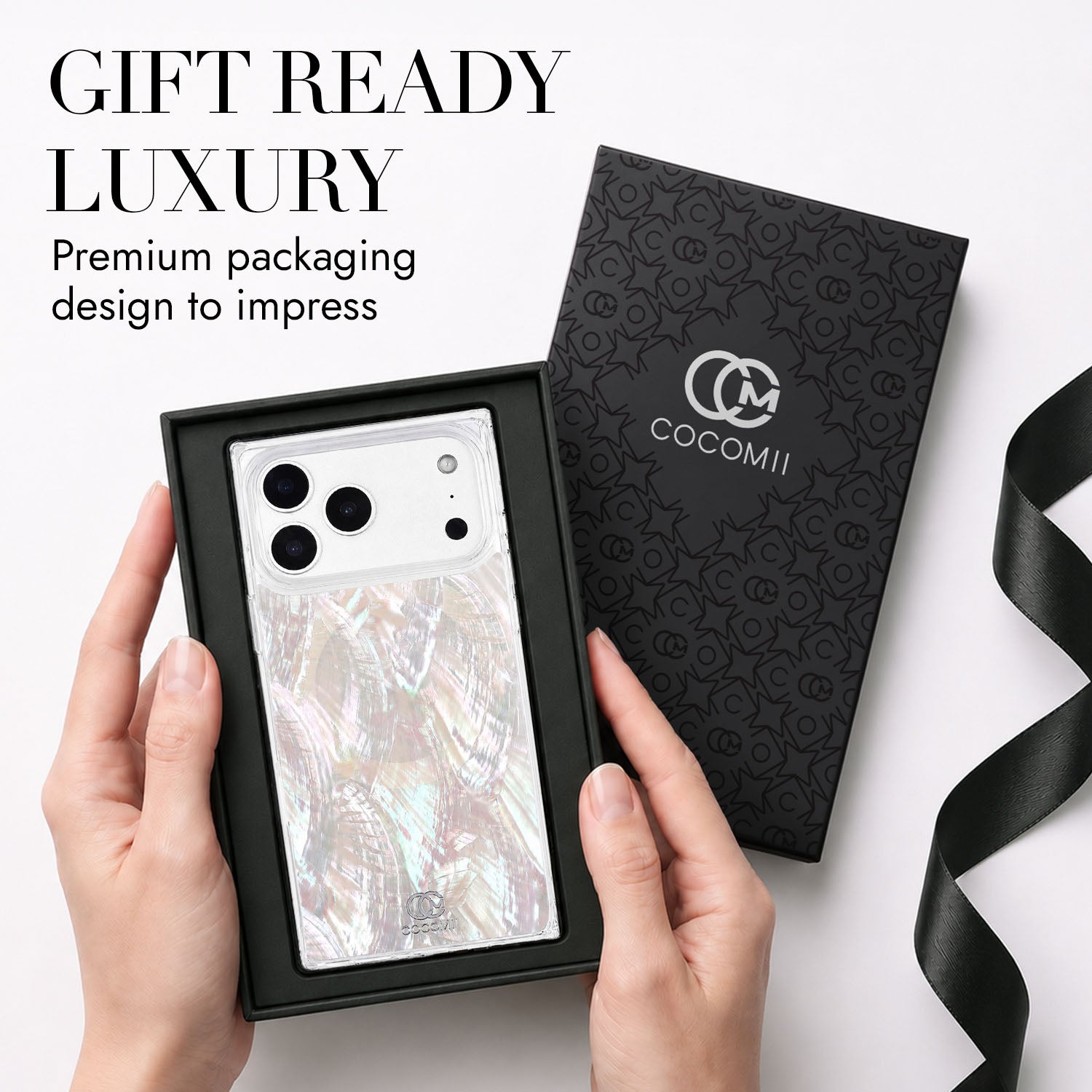 Mother of Pearl Phone Case, Real Shell, MagSafe | COCOMII