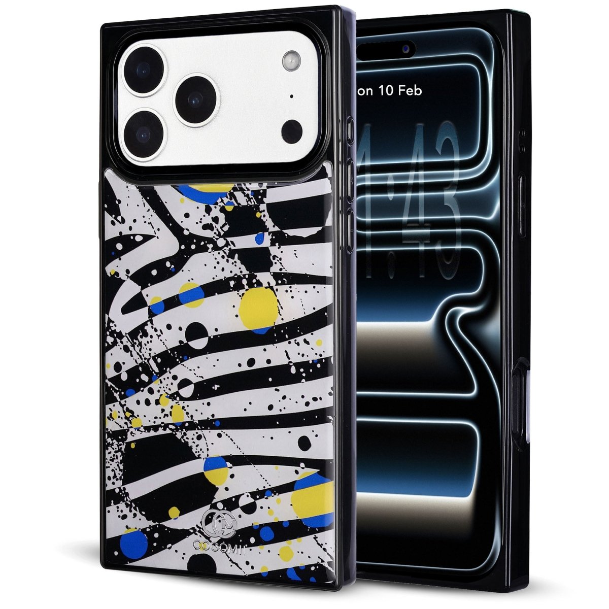 iPhoneアクセサリー mamakumi Rectangle iPhone Case [Zebra] - 2026's Most Daring Luxury Trend