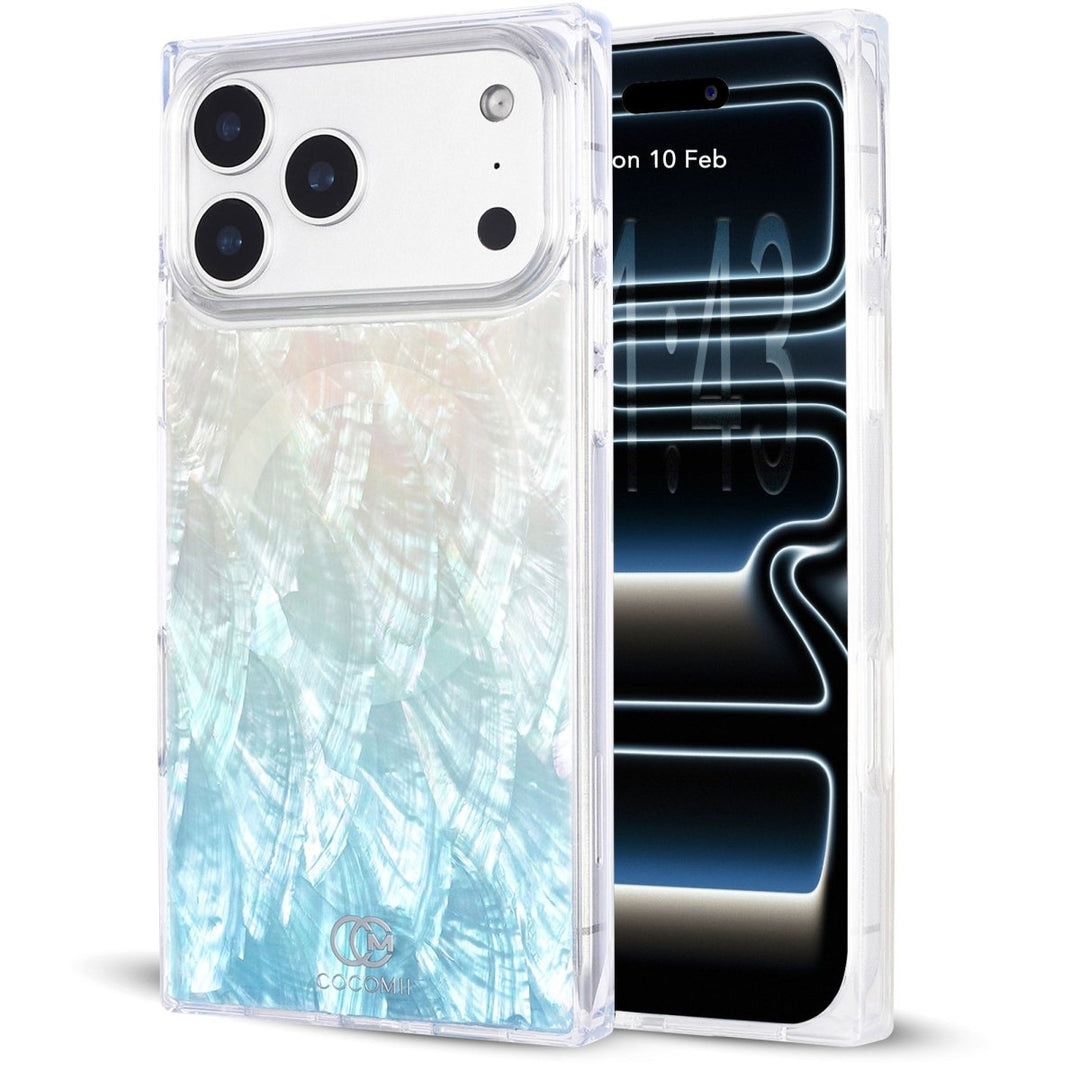 REAL MOTHER OF PEARL iPhone 16 / Turquoise REAL MOTHER OF PEARL iPhone 16 / Turquoise