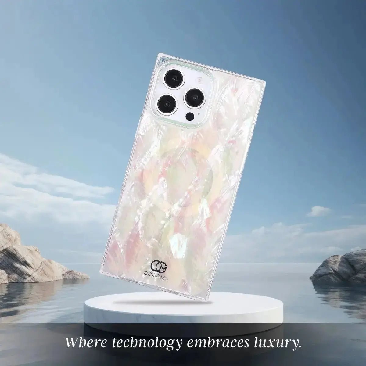 Rectangle iPhone Case [Real Mother Of Pearl] - The Most