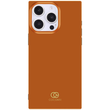 COCOMII Solid rectangle MagSafe iPhone case in Glossy Toffee for iPhone 12/12 Pro